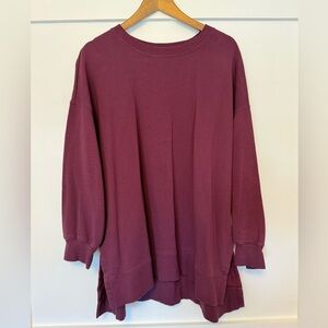 Old Navy Women's Maroon Sweatshirt
